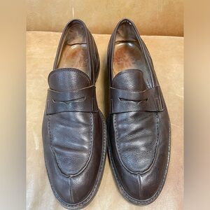 GRAVATI for Bergdorf Goodman Made in Italy Split Toe Penny‎ Loafer 11 1/2 M $795